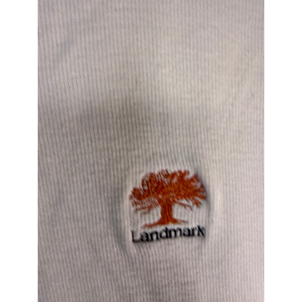 Cutter & Buck Mens XL Sweatshirt Cream Landmark Skin Game Embroidered Cotton